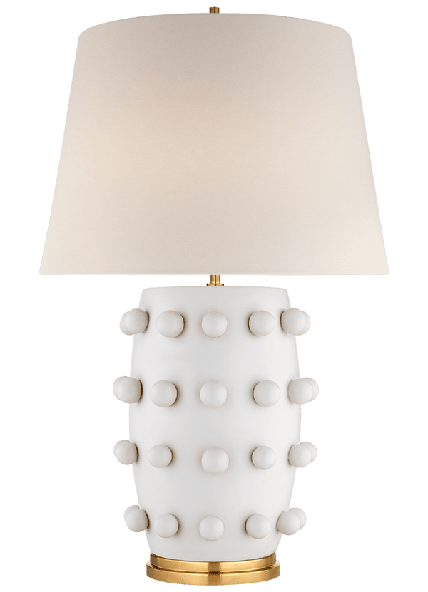 Linden Table Lamp in White