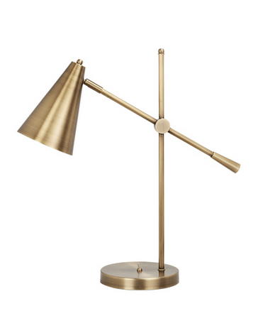 Molten Brass Desk Lamp